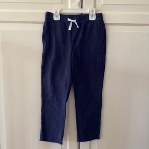 Navy Blue Linen Pant